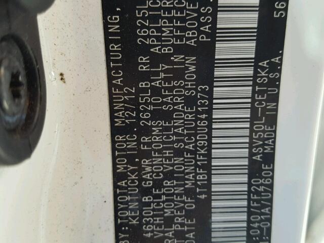 4T1BF1FK9DU641373