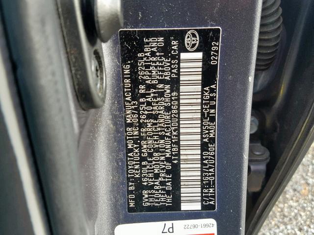 4T1BF1FK1DU286019