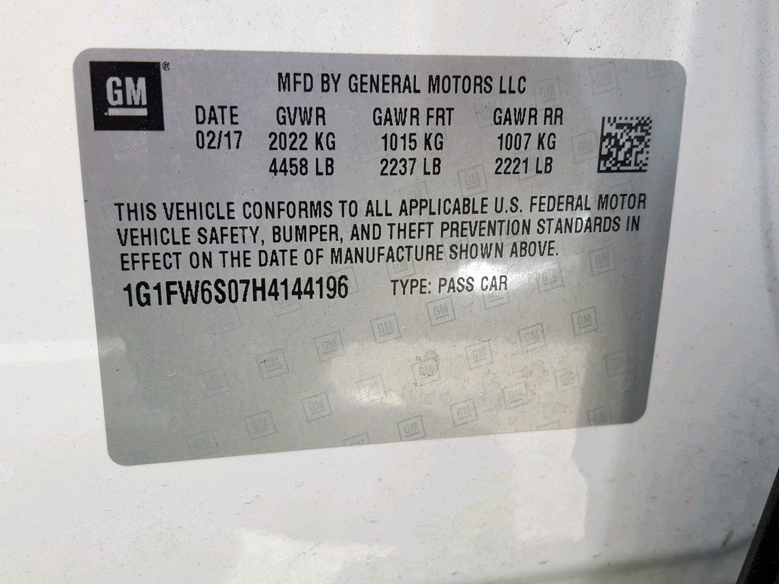 1G1FW6S07H4144196