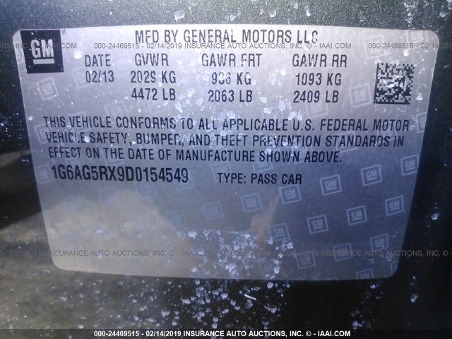 1G6AG5RX9D0154549 