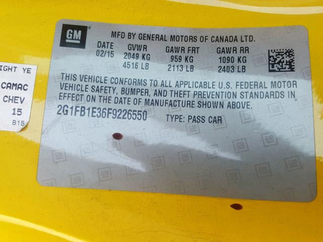 2G1FB1E36F9226550