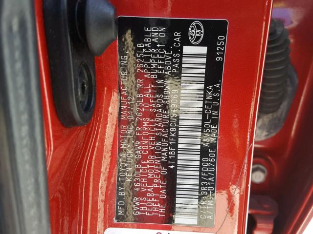 4T1BF1FK8CU549069