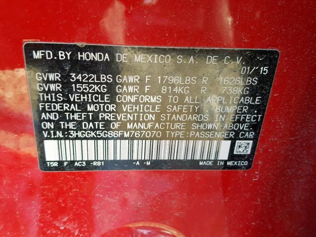 3HGGK5G86FM767070