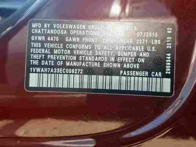 1VWAH7A33EC008272