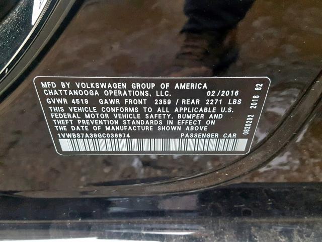 1VWBS7A39GC036974