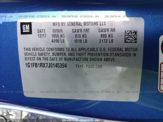 1G1FB1RX7J0145394