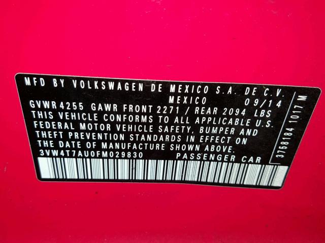 3VW4T7AU0FM029830