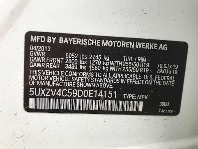 5UXZV4C59D0E14151