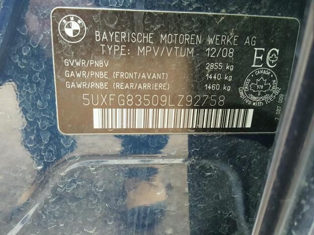 5UXFG83509LZ92758