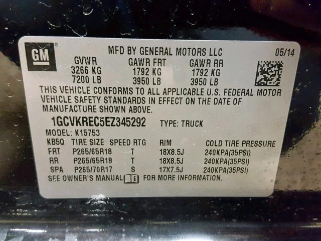 1GCVKREC5EZ345292