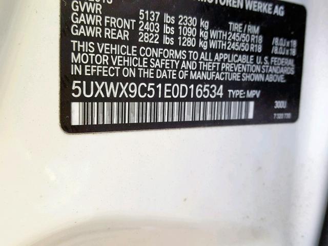 5UXWX9C51E0D16534