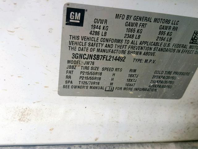 3GNCJNSB7FL214492