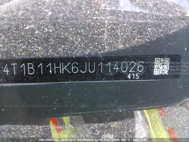 4T1B11HK6JU114026
