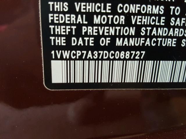 1VWCP7A37DC068727