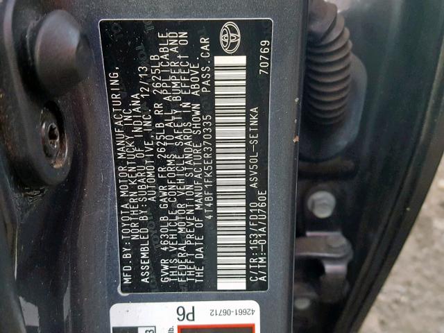 4T4BF1FK5ER370335