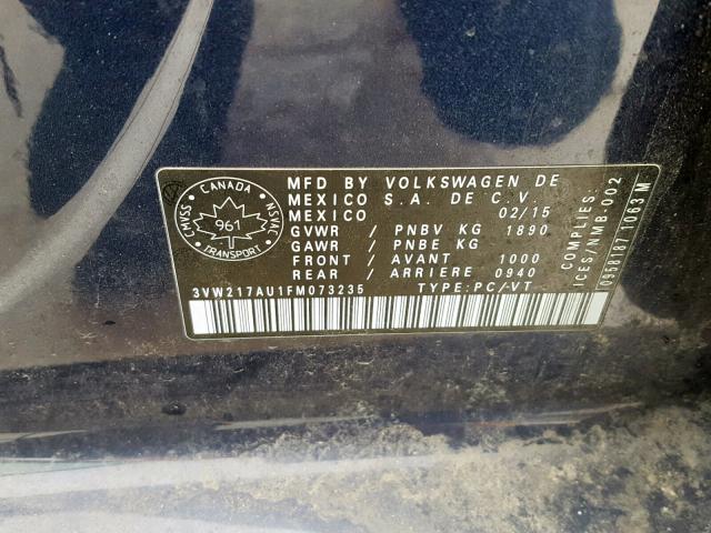3VW217AU1FM073235