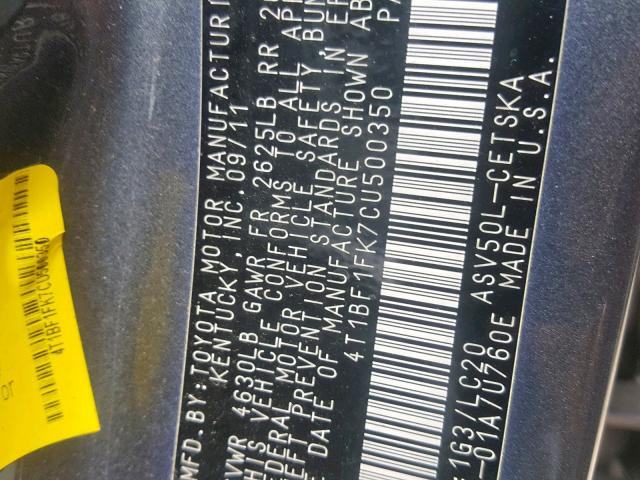 4T1BF1FK7CU500350