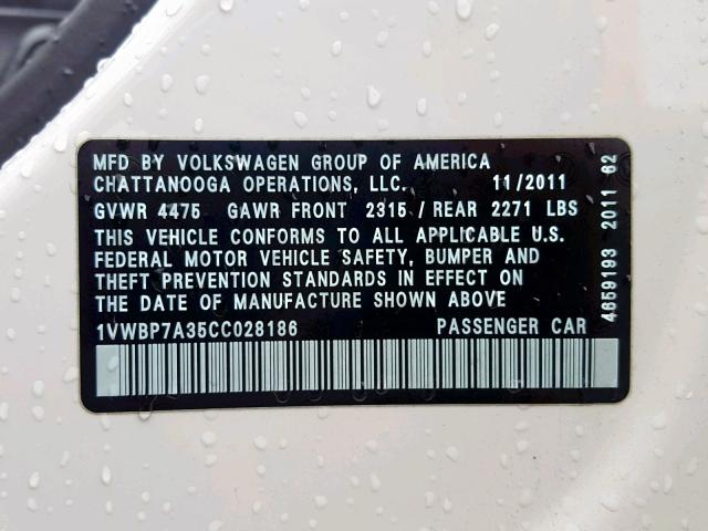 1VWBP7A35CC028186