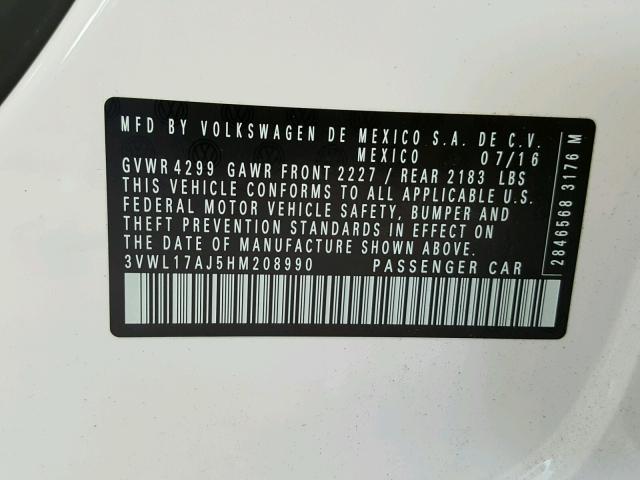 3VWL17AJ5HM208990
