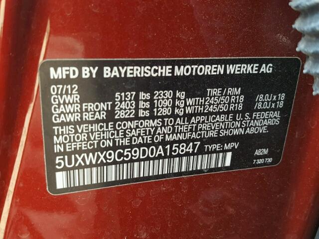 5UXWX9C59D0A15847