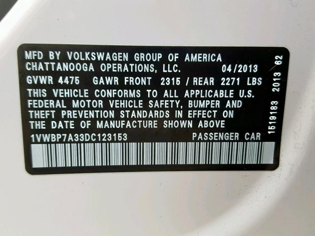 1VWBP7A33DC123153