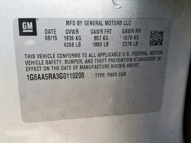 1G6AA5RA3G0110208