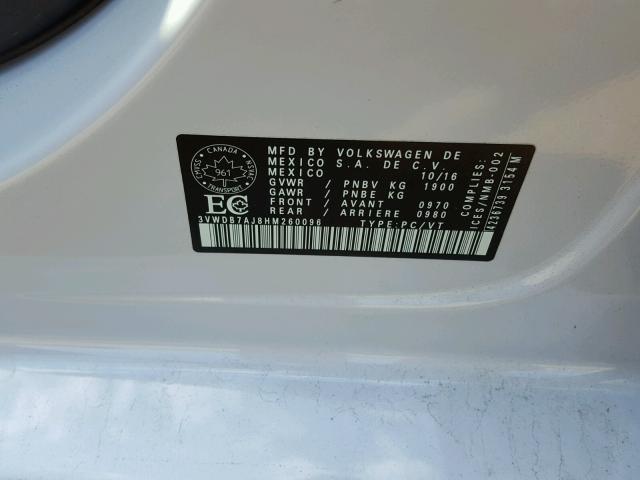 3VWDB7AJ8HM260096