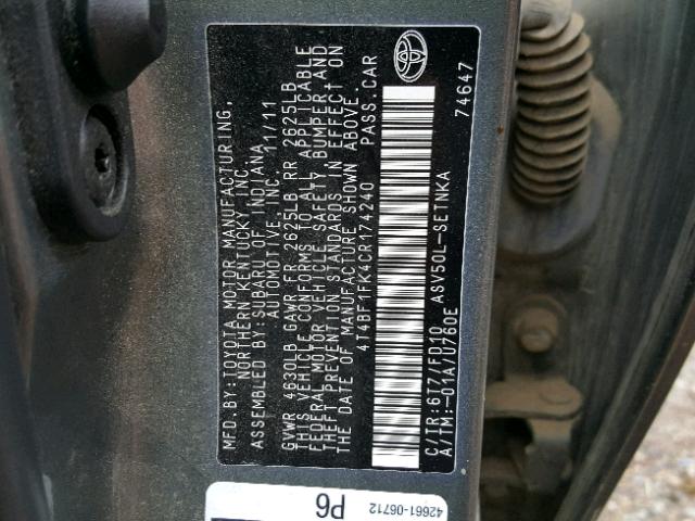 4T4BF1FK4CR174240