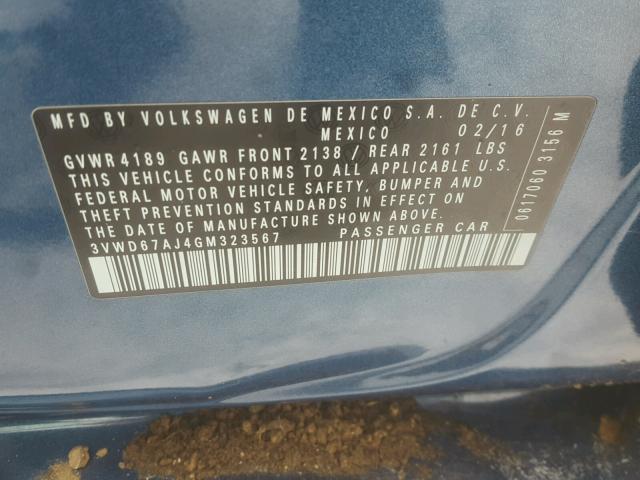 3VWD67AJ4GM323567