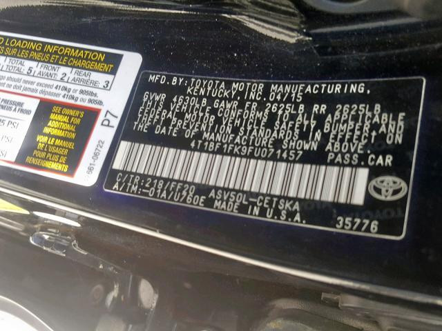 4T1BF1FK9FU071457