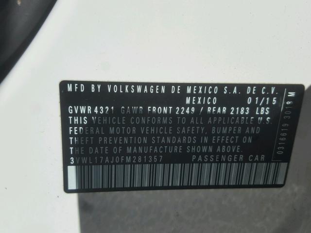 3VWL17AJ0FM281357