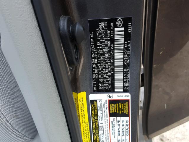 4T1BF1FK7HU420456