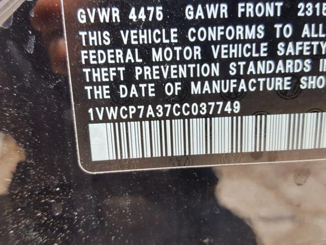 1VWCP7A37CC037749