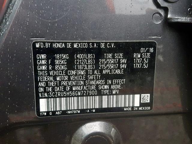 3CZRU5H56GM727900