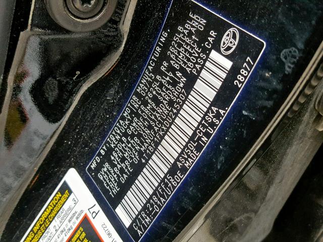 4T1BF1FKXDU245307