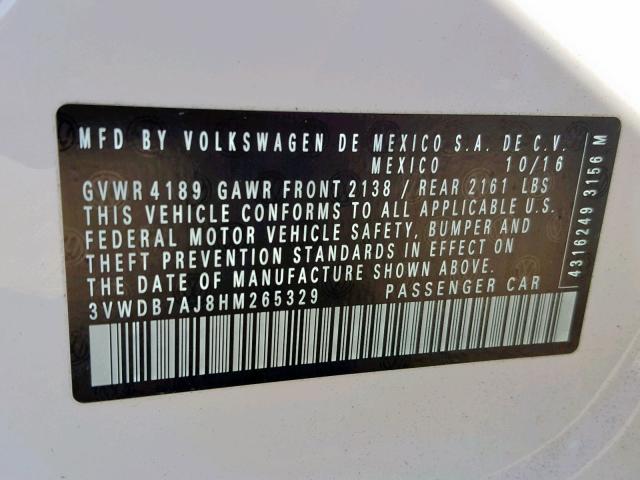 3VWDB7AJ8HM265329