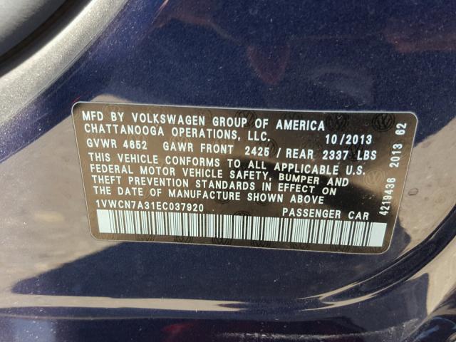 1VWCN7A31EC037920