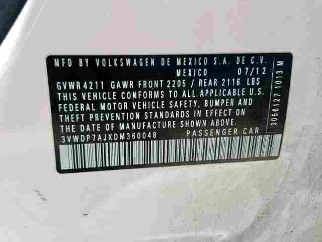 3VWDP7AJXDM360048