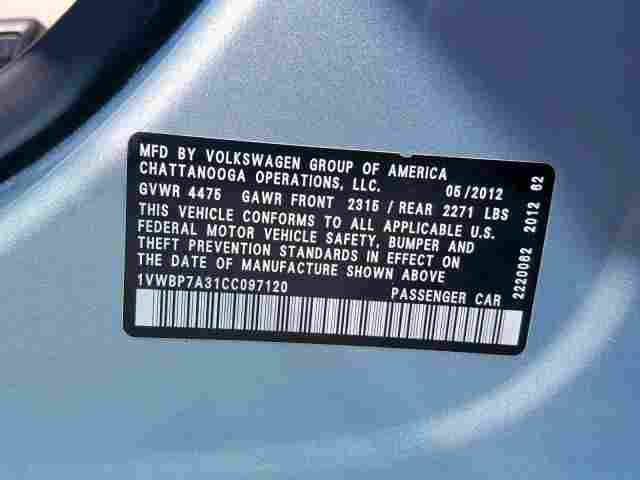 1VWBP7A31CC097120