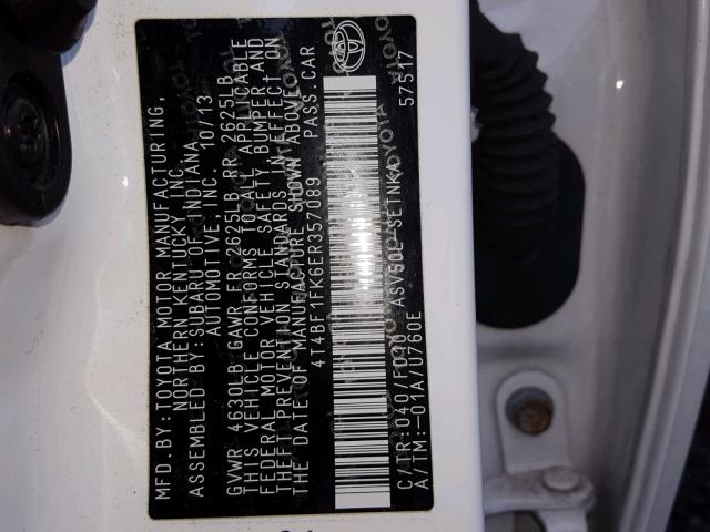4T4BF1FK6ER357089