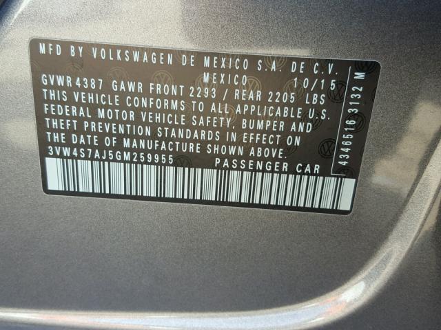 3VW4S7AJ5GM259955