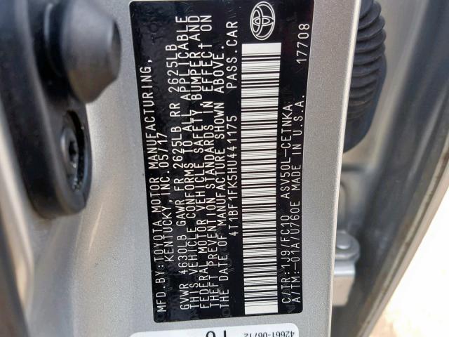 4T1BF1FK5HU441175