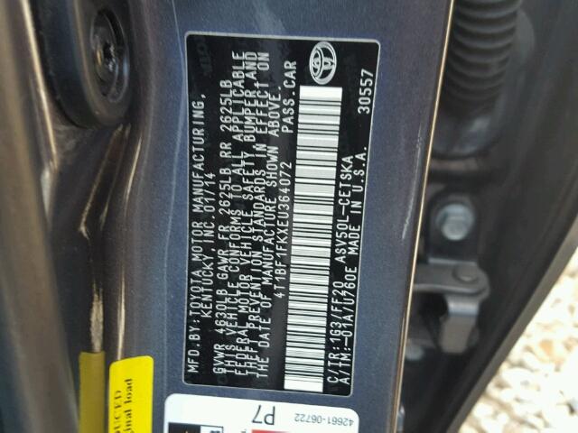 4T1BF1FKXEU364072