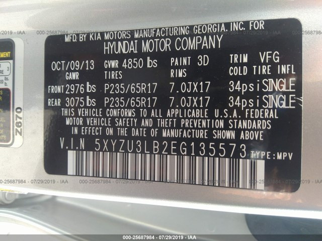 5XYZU3LB2EG135573