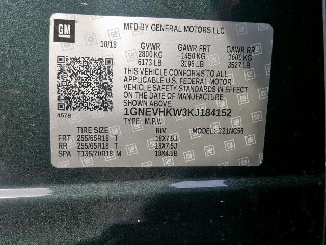 1GNEVHKW3KJ184152