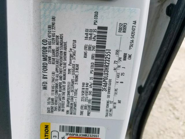 3FA6P0LU3HR232551