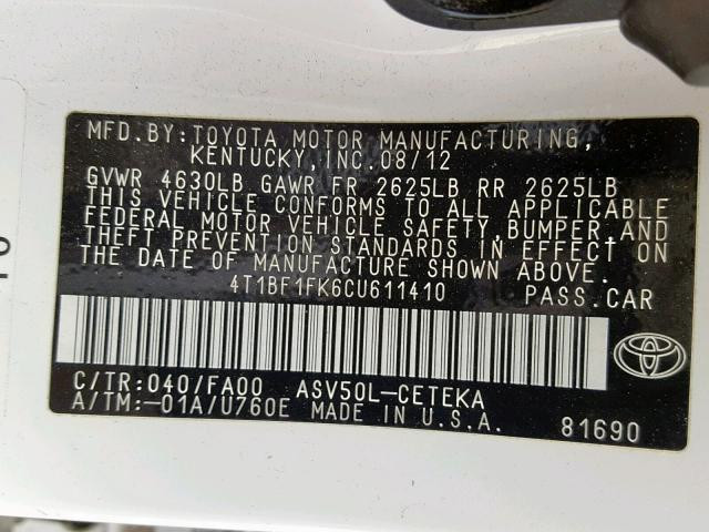 4T1BF1FK6CU611410