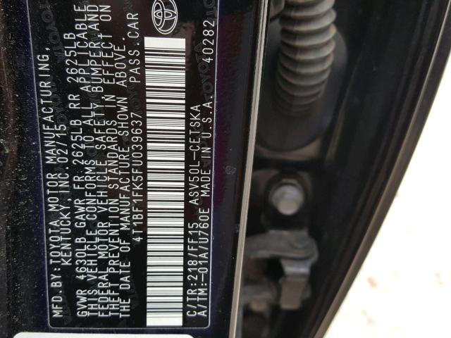4T1BF1FK5FU039637