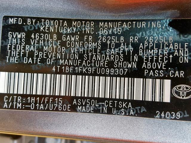 4T1BF1FK9FU099307