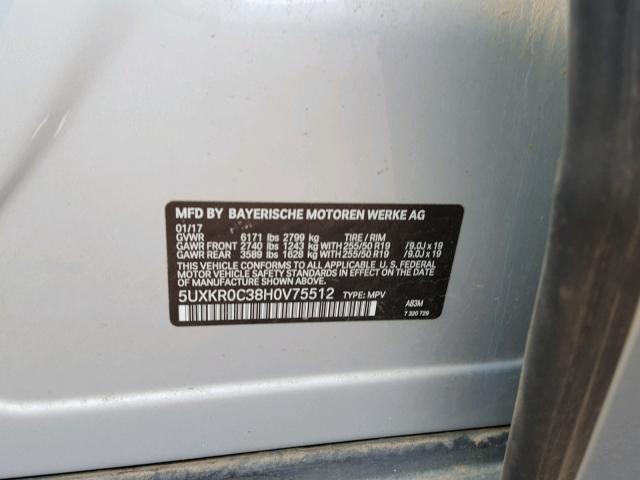 5UXKR0C38H0V75512